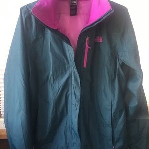 The North Face rain jacket